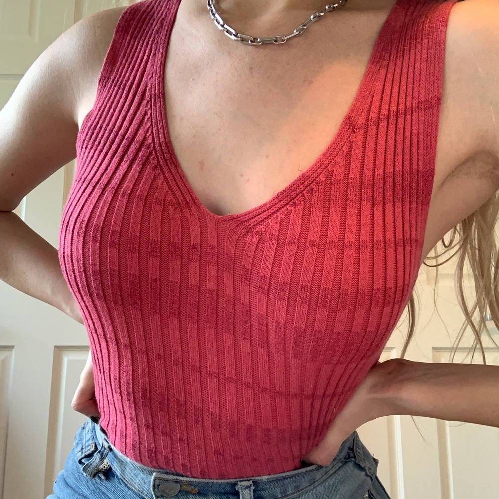 Emma James ribbed tank top